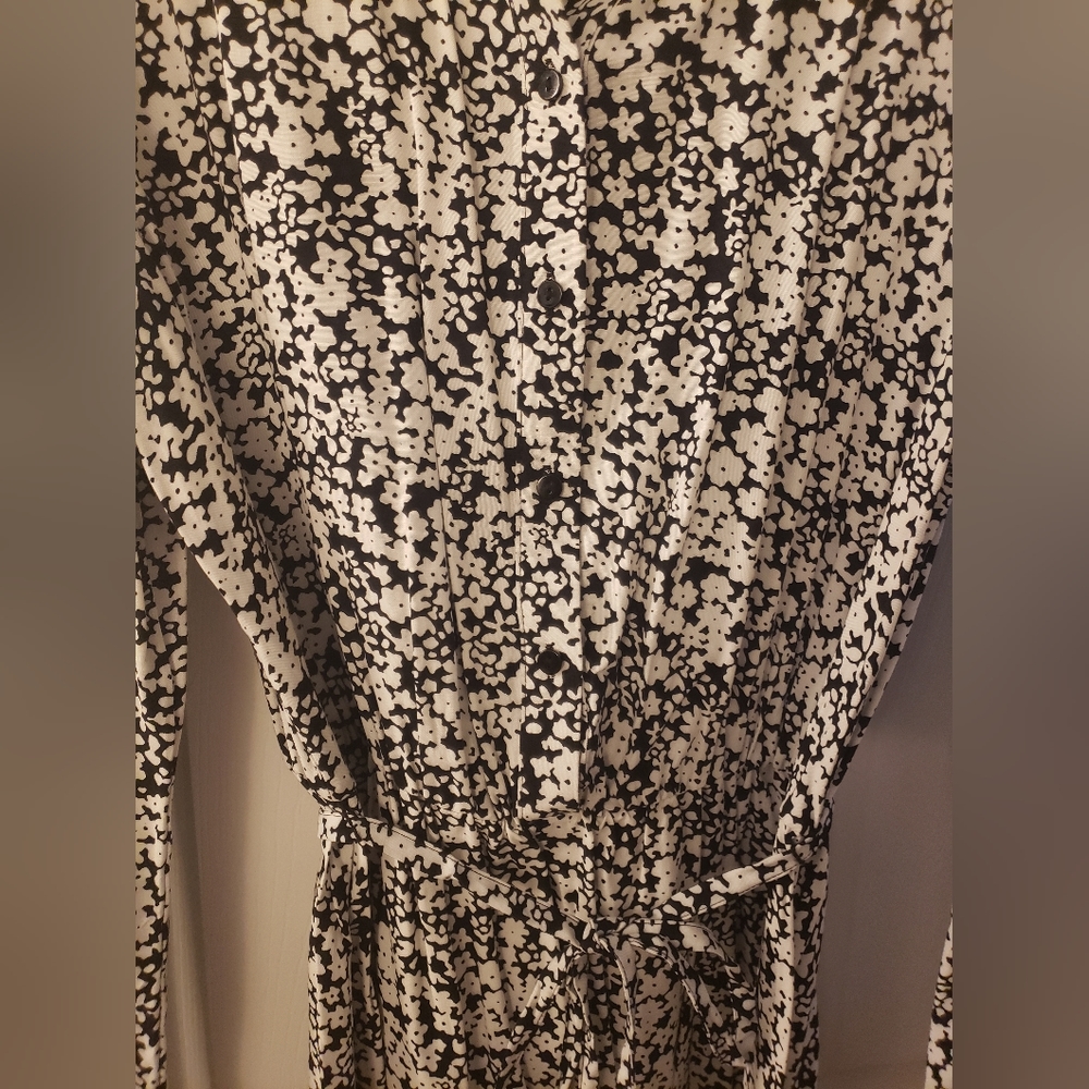 Black and white dress
